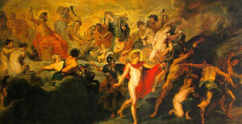 Peter Paul Rubens The Council of the Gods oil painting picture
